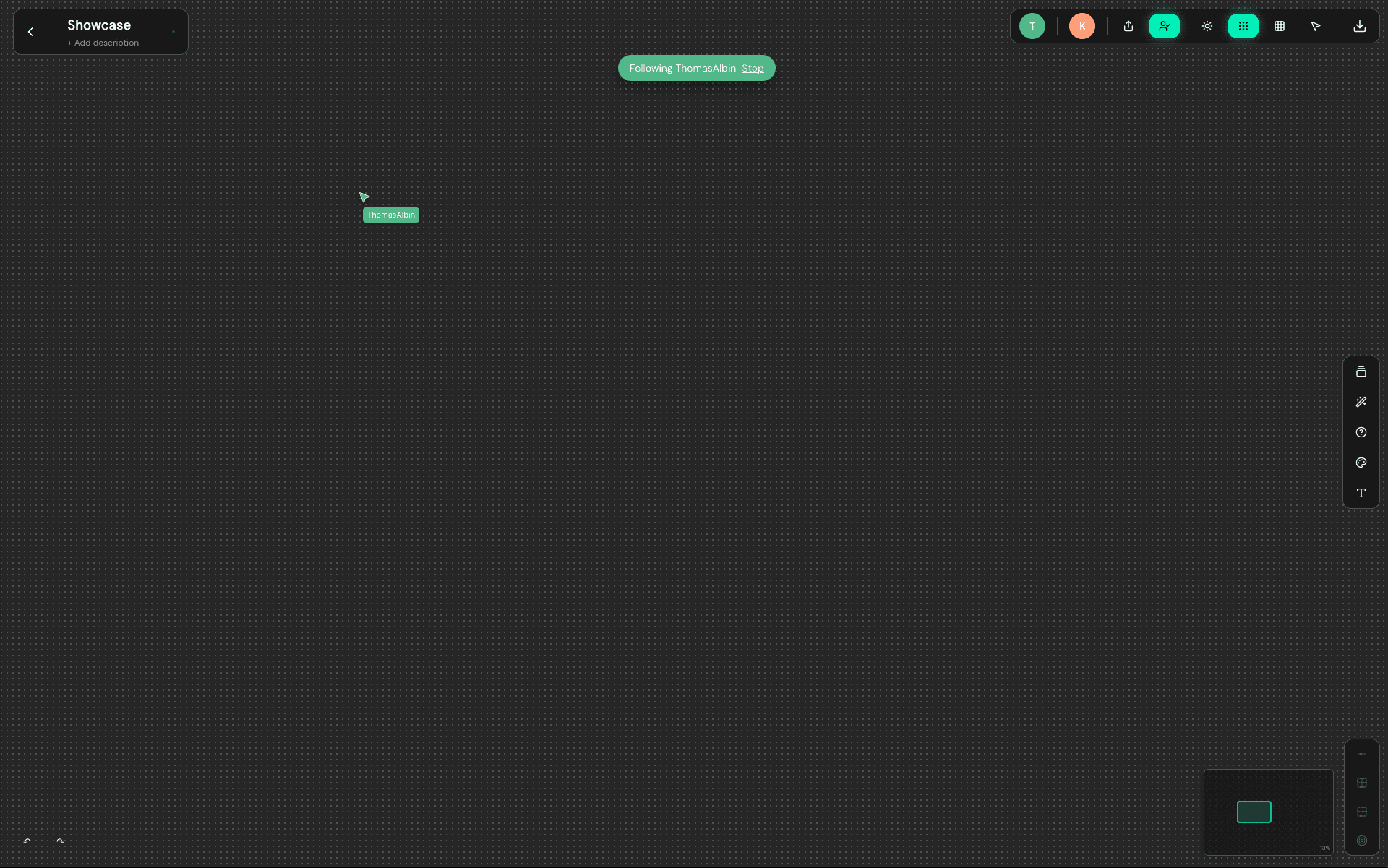 Endless Canvas Feature